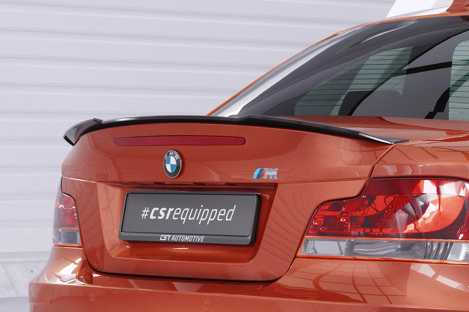 Heckflügel mit ABE für BMW 1er E82 / E88 HF758 Strukturiert (schwarz matt)