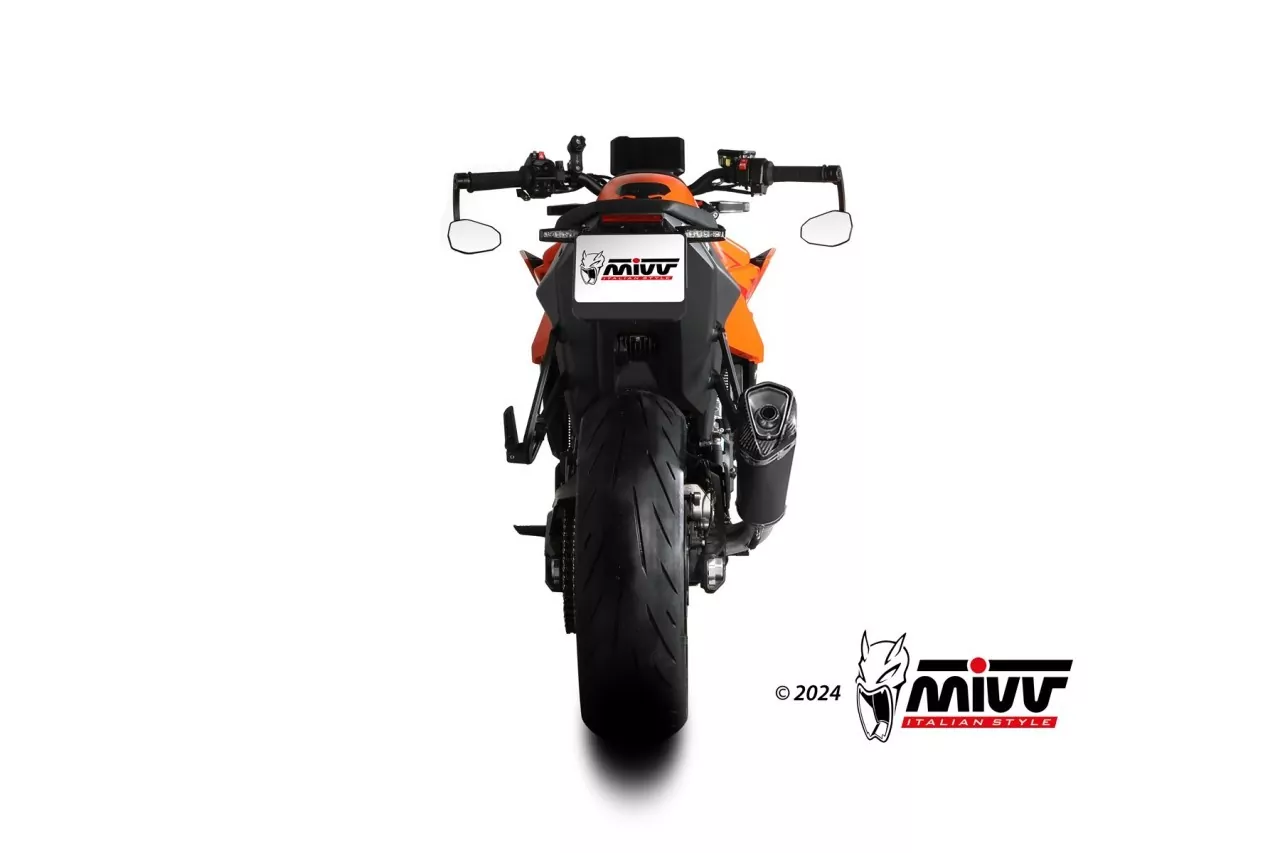 MIVV DELTA RACE Edelstahl Schwarz KTM 990 DUKE 2024
