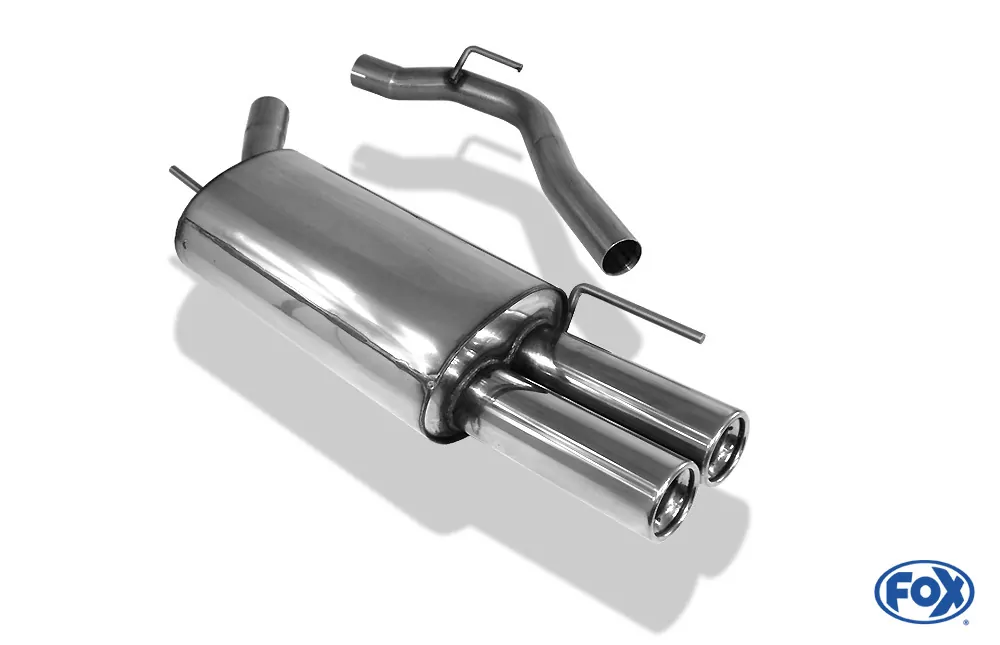 VW T4 - Frontantrieb - Bus/ Transporter/ Multivan/ Caravelle  Endschalldämpfer - 2x80 Typ 13