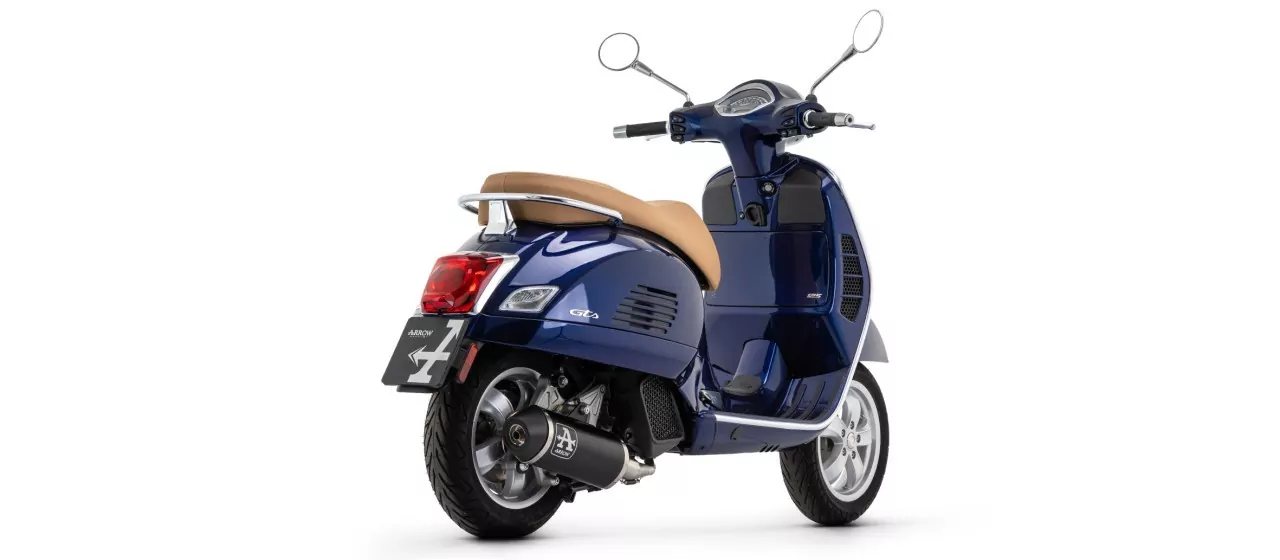 Arrow Urban Aluminium Schwarz PIAGGIO VESPA GTS 125 21-23