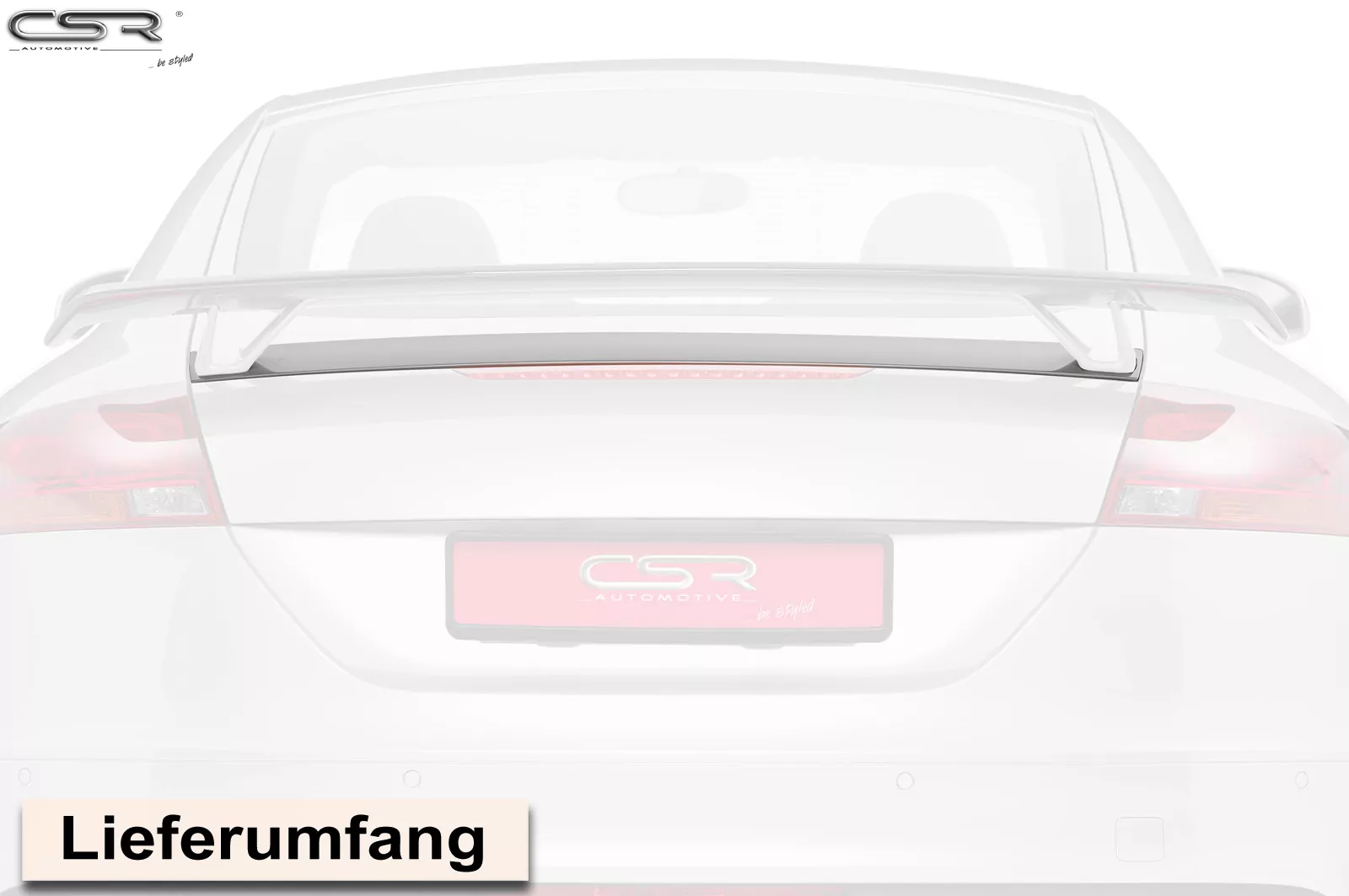 Heckflügel Halteplatte für Audi TT 8J ZB167