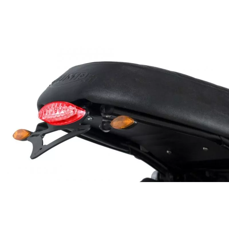 R&G Premium Kennzeichenhalter Triumph Scrambler 865 2006-2016 für Micro Blinker