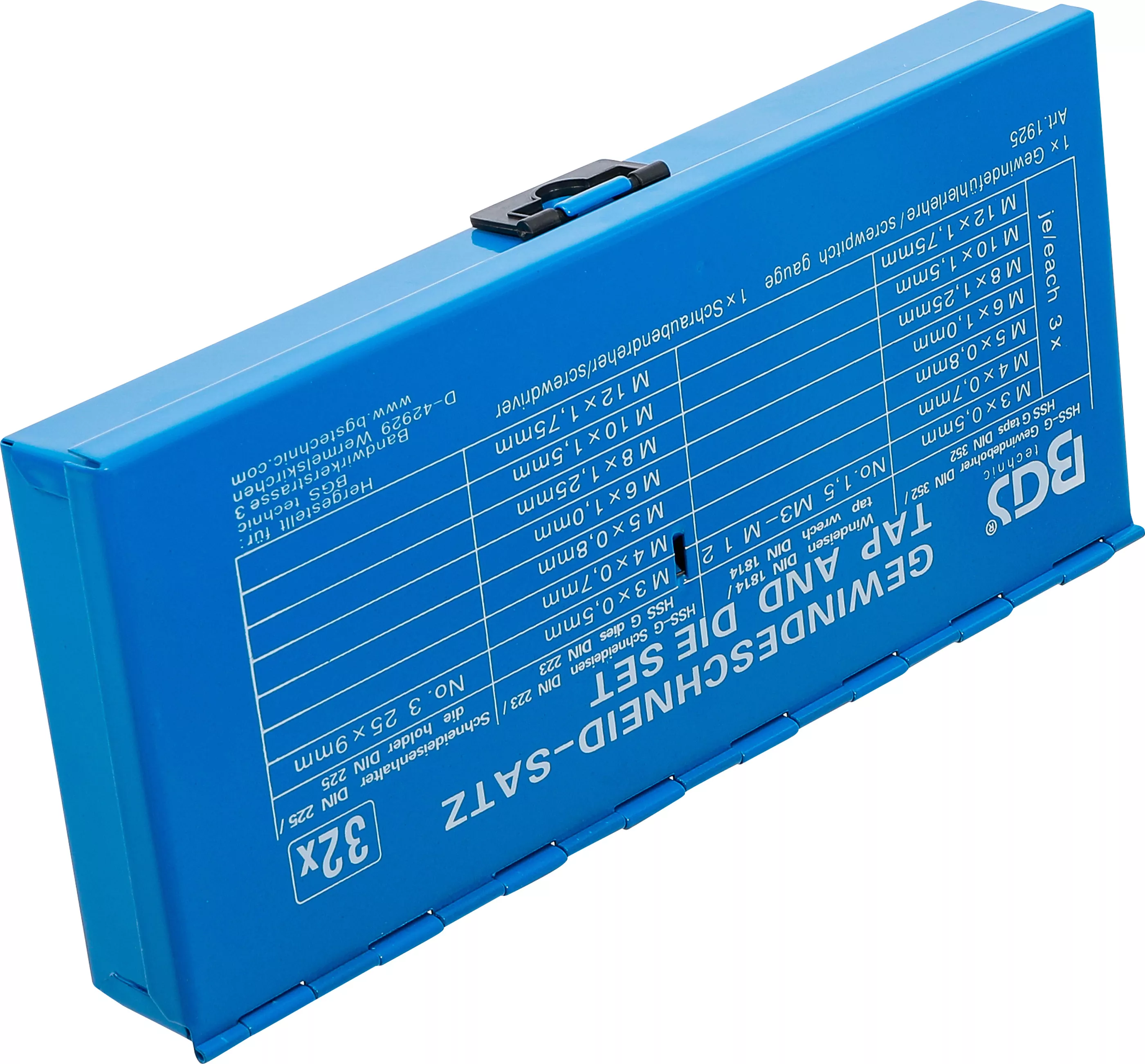 Gewindeschneid-Satz | M3 - M12 | 32-tlg.