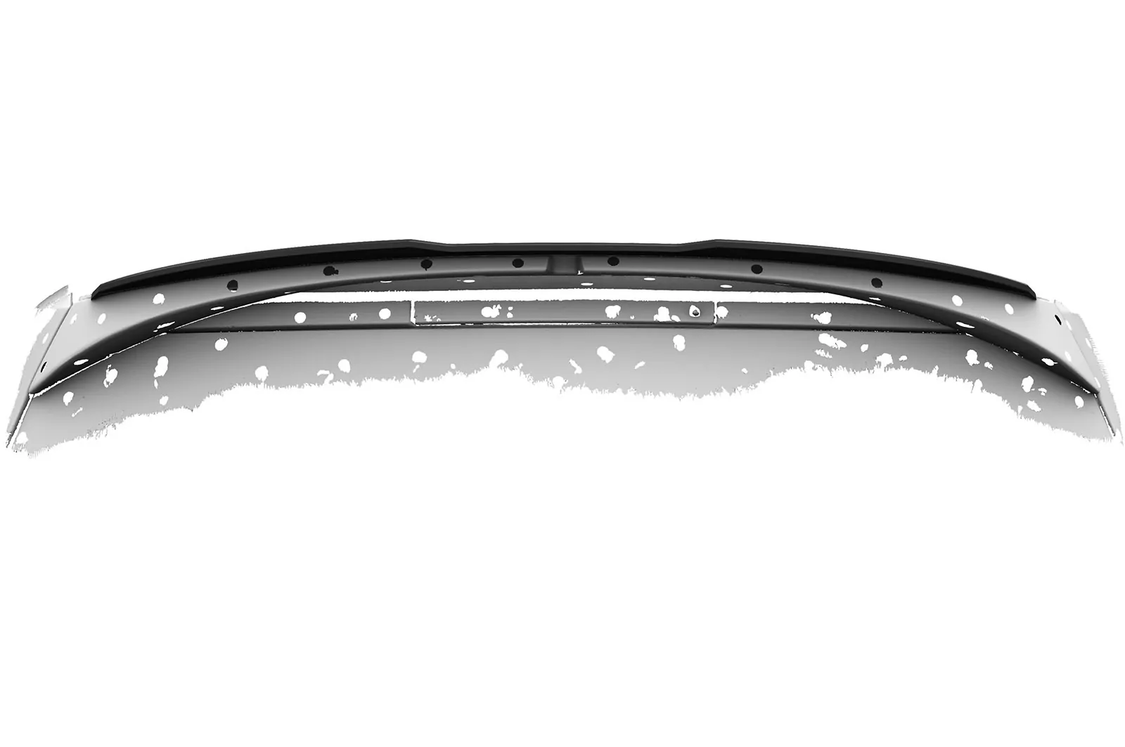 Heckflügel mit ABE für Renault Megane II RS HF781-M Carbon Look (matt)