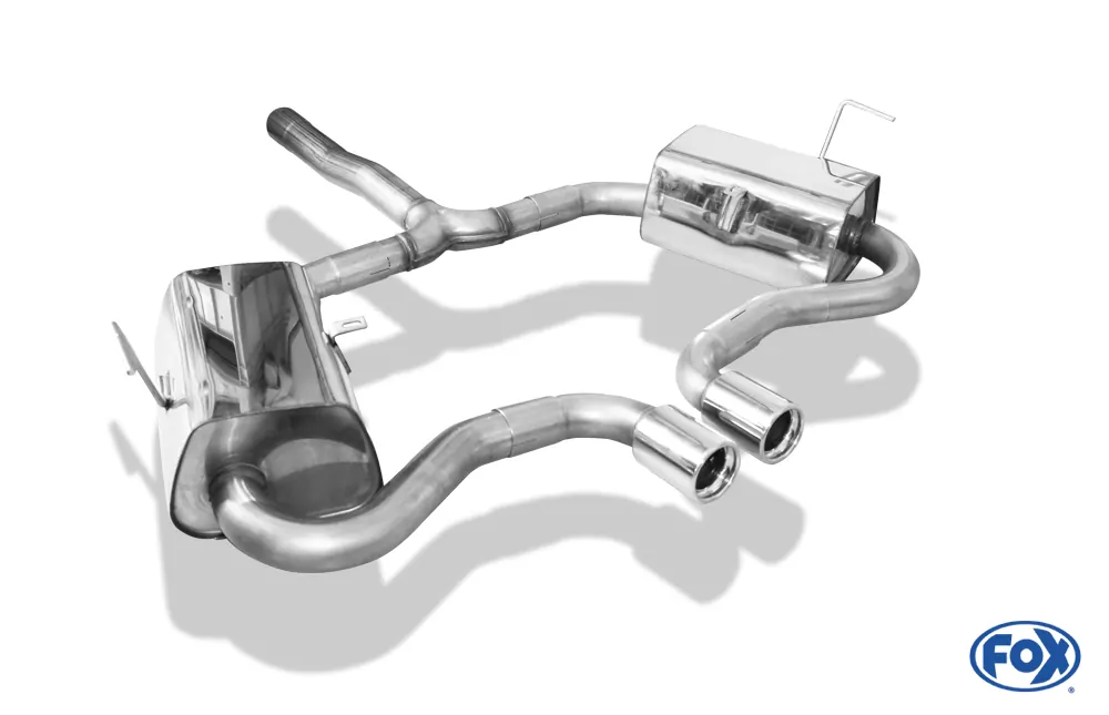 Mini Cooper S Cabrio R52  Endschalldämpfer rechts/links Ausgang mittig - 2x76 Typ 13