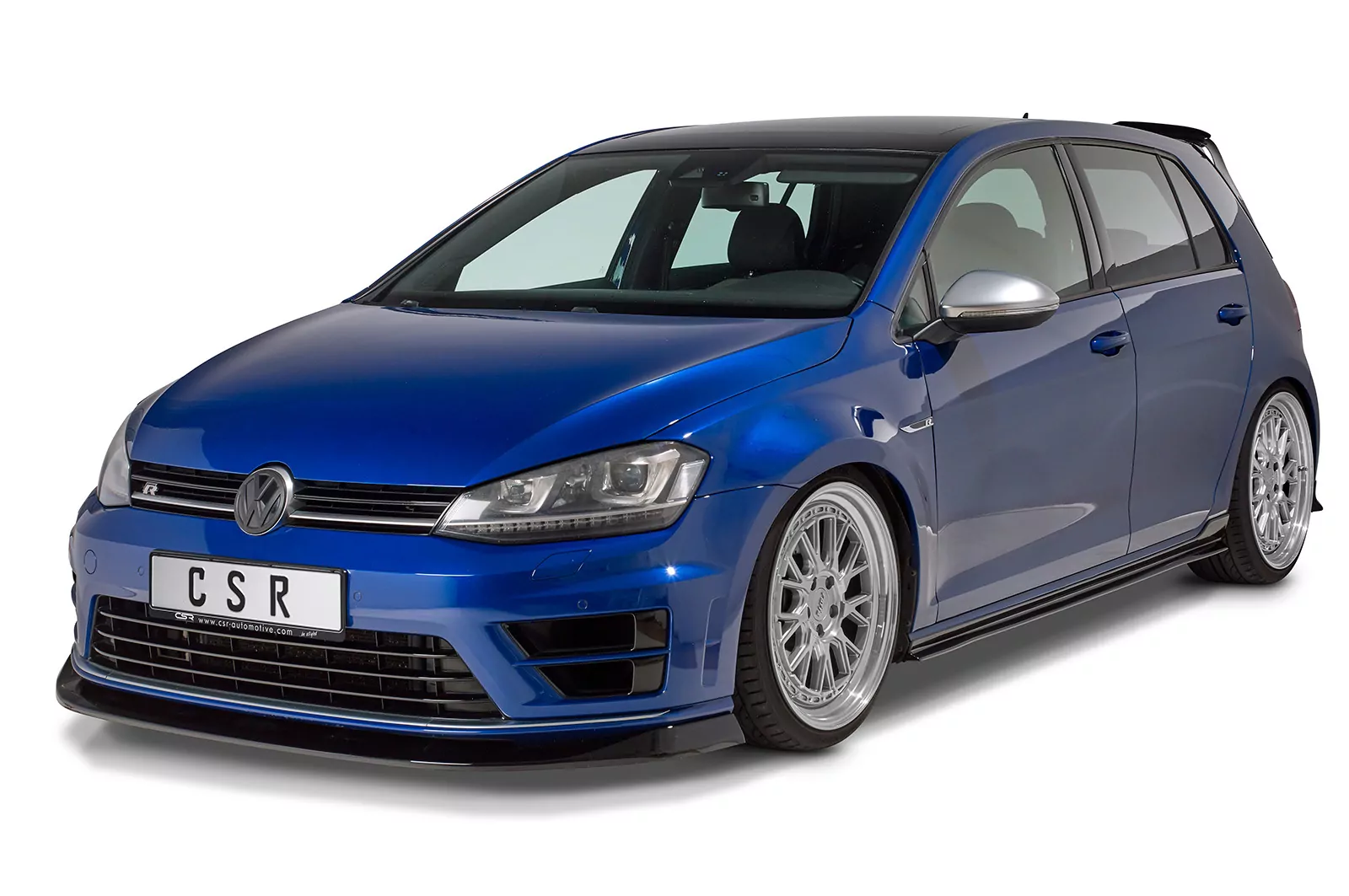 Cup-Spoilerlippe mit ABE für VW Golf 7 R CSL395 Strukturiert (schwarz matt)