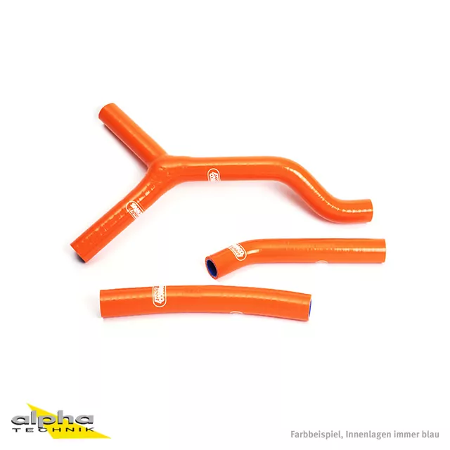 SAMCO SPORT Siliconschlauch Kit orange für KTM 125 EXC 125 SX 200 EXC XC-W 250 EXC SX XCW 300 EXC XC-W