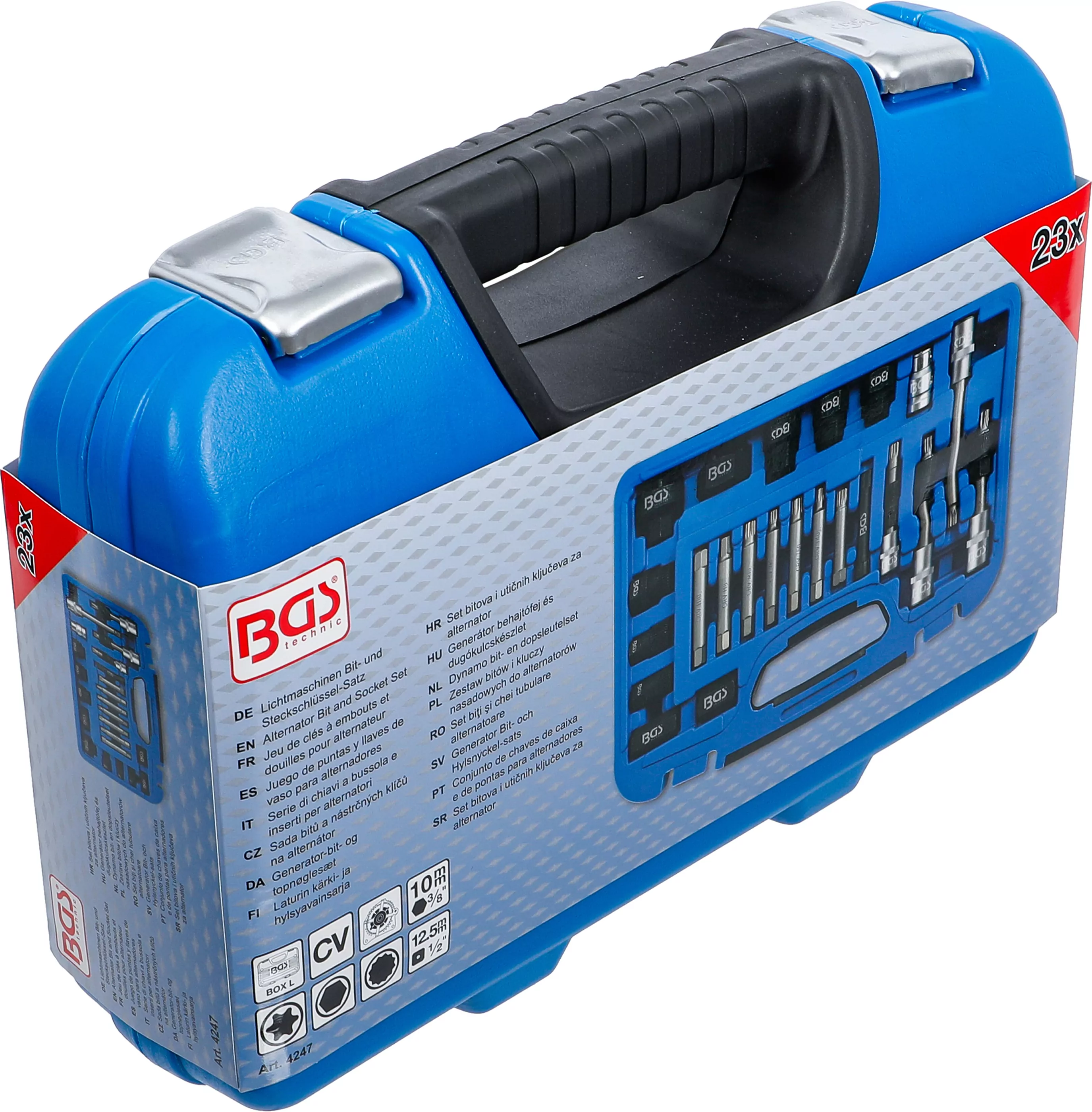 Lichtmaschinen Bit- und Steckschlüssel-Satz | 23-tlg.