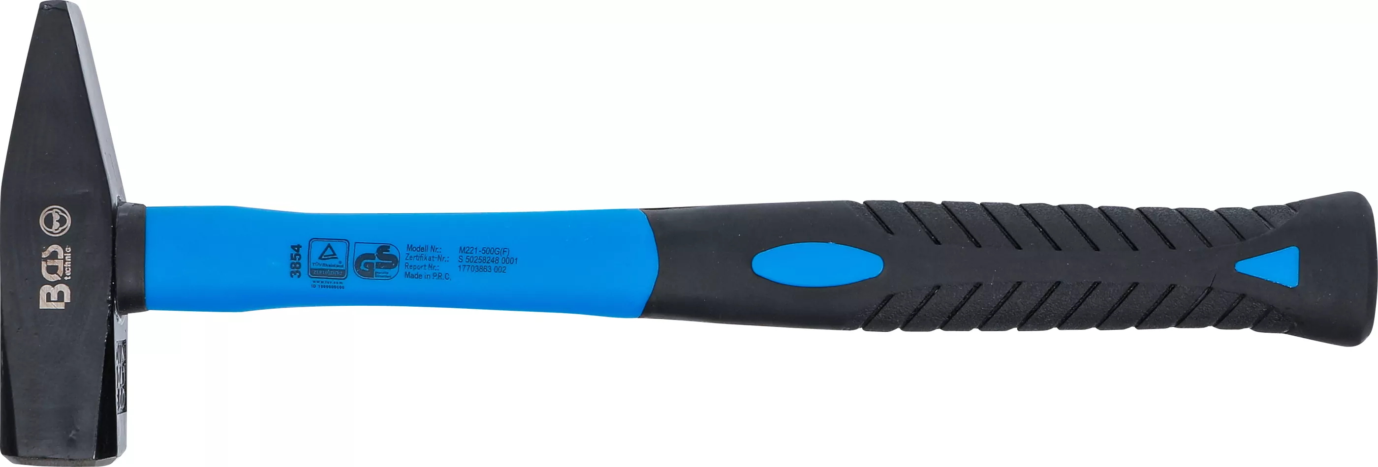 Schlosserhammer | Fiberglasstiel | DIN 1041 | 500 g