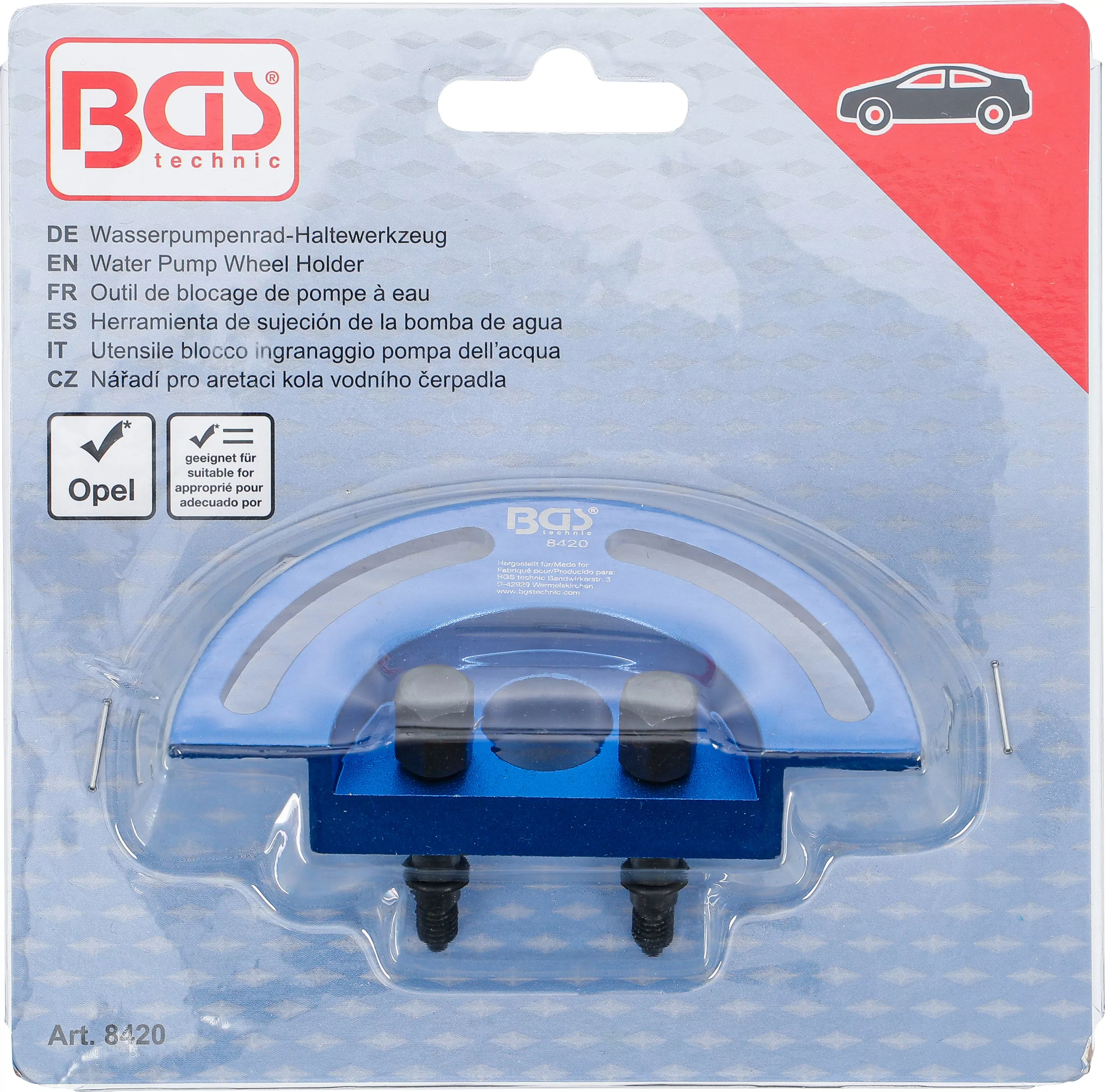 Wasserpumpenrad-Haltewerkzeug | für Opel Ecotec-Motoren
