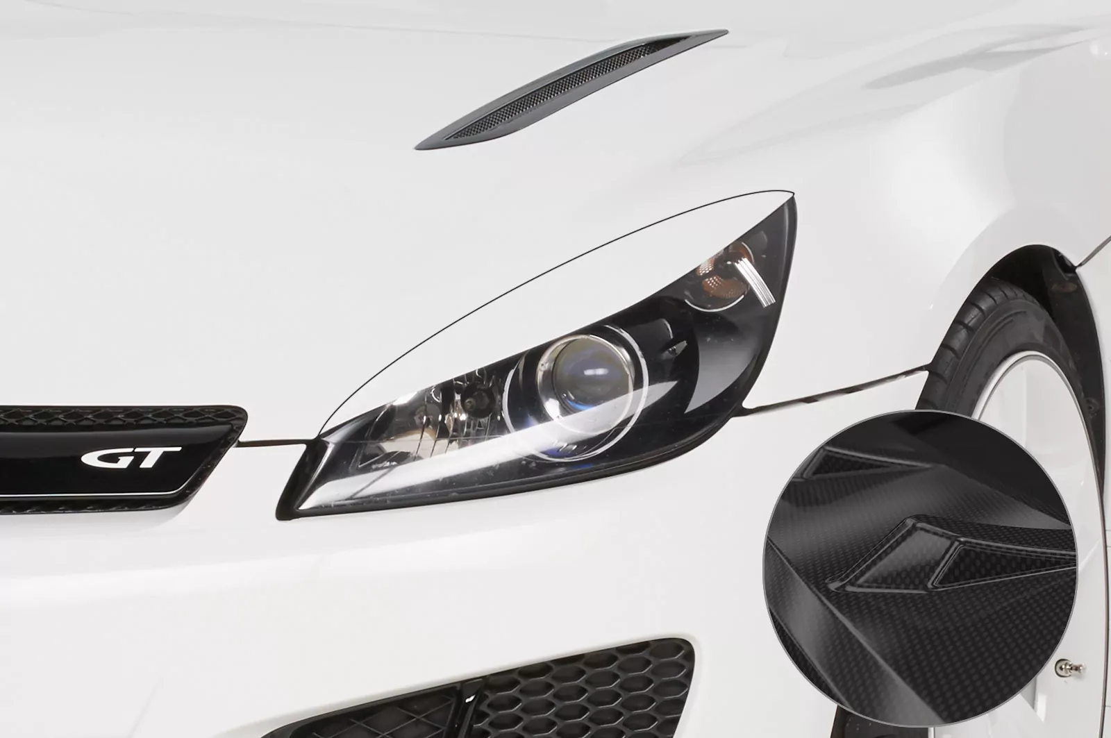 Scheinwerferblenden Carbon Look für Opel GT SB151-C Carbon Look Hochglanz