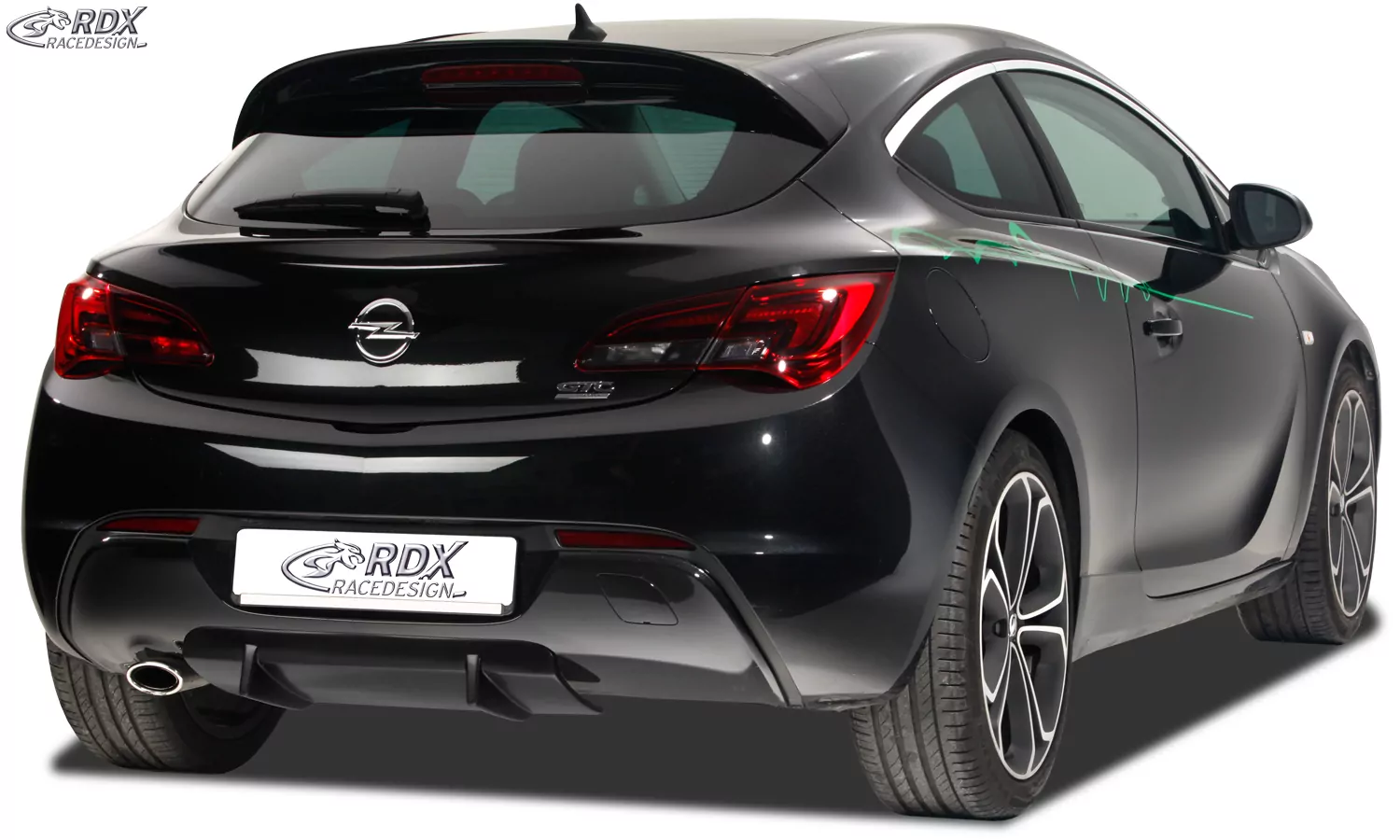 RDX Heckdiffusor U-Diff XL für BMW 5er F07 GT Diffusor Heck Ansatz