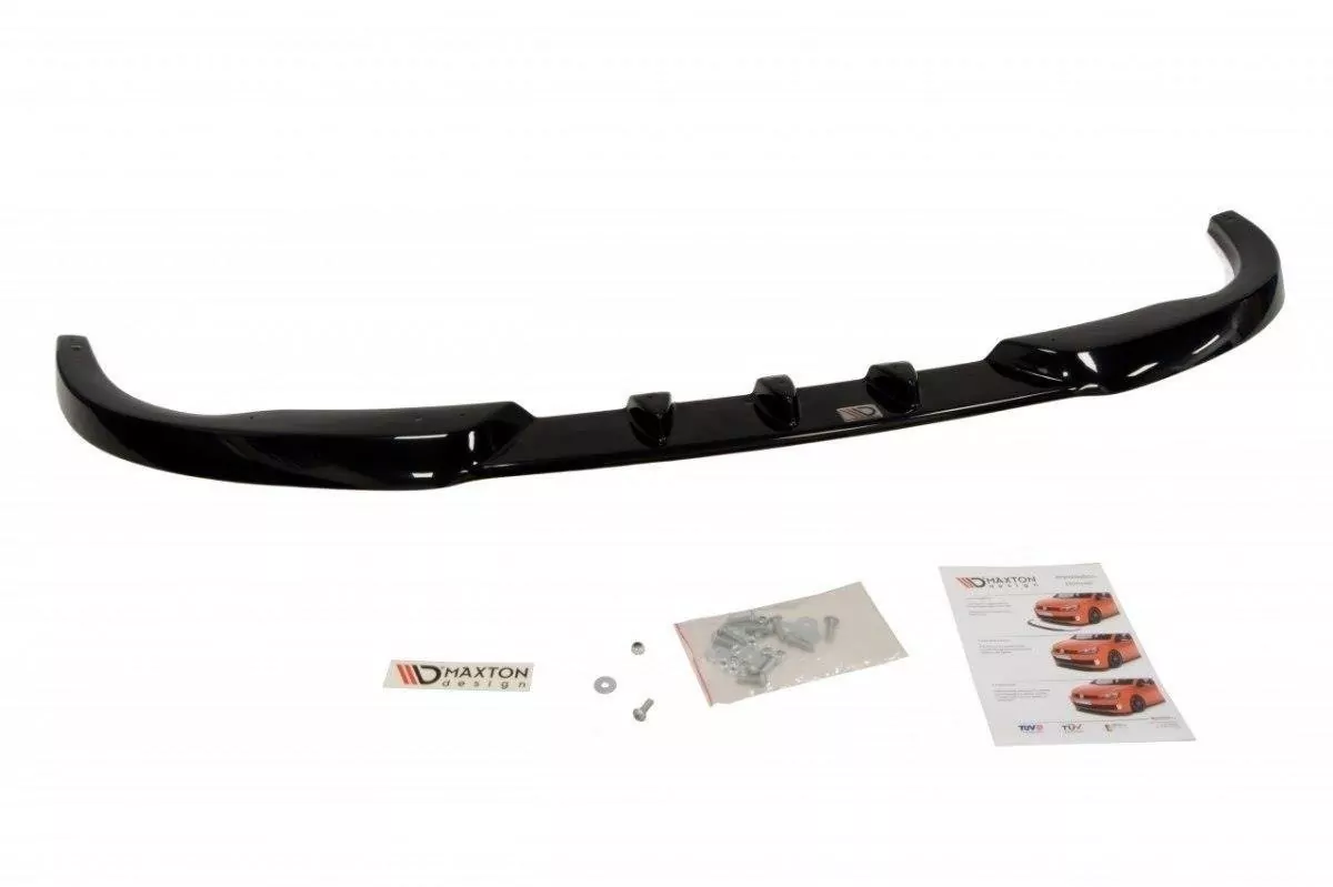 Front Ansatz Passend Für Passend Für PEUGEOT 206 (für: CC, RC, GTI, S16, XSI, XS, SPORT) Schwarz Hochglanz Schwarz Hochglanz