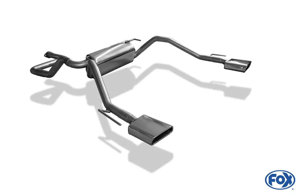 Opel Cascada  Endschalldämpfer quer Ausgang rechts/links - 145x65 Typ 59 rechts/links