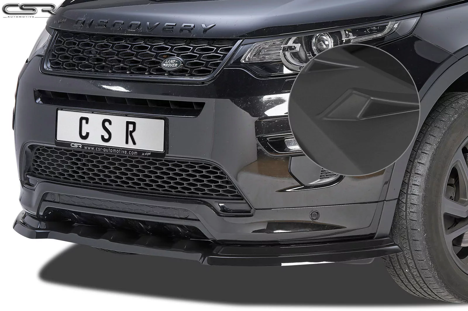 Cup-Spoilerlippe mit ABE für Land Rover Discovery Sport Lackierfreundlich (schwarz matt)