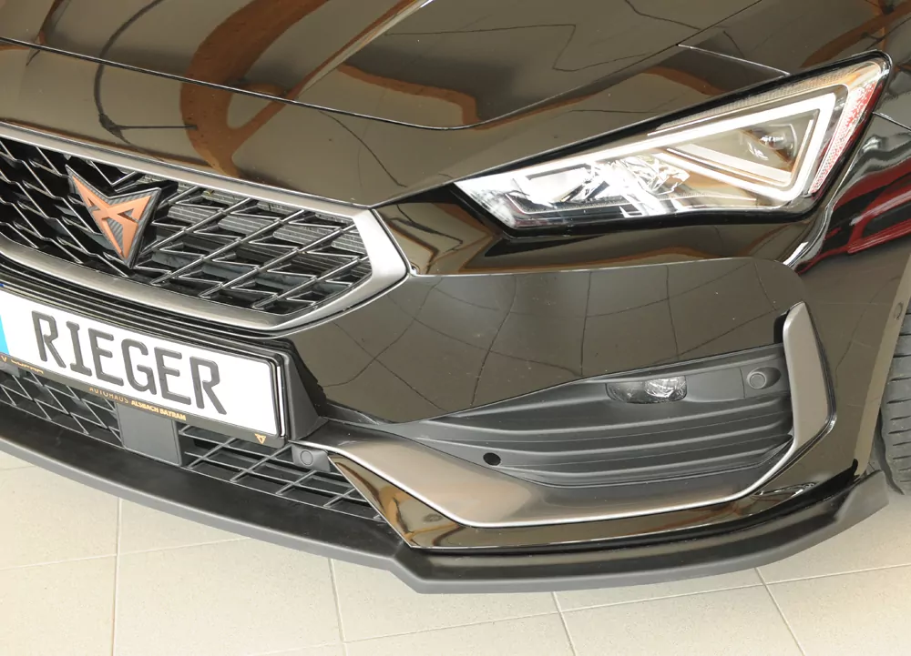 Rieger Spoilerschwert matt schwarz für Cupra Leon (KL) 5-tür. (ST/Sportstourer) 09.20-06.24 (bis Facelift)