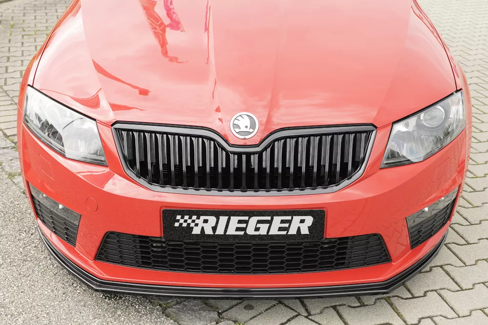 Rieger Spoilerschwert für Skoda Octavia RS (5E) | Combi 06.13-01.17 (bis Facelift) für orig. RS-Frontschürze