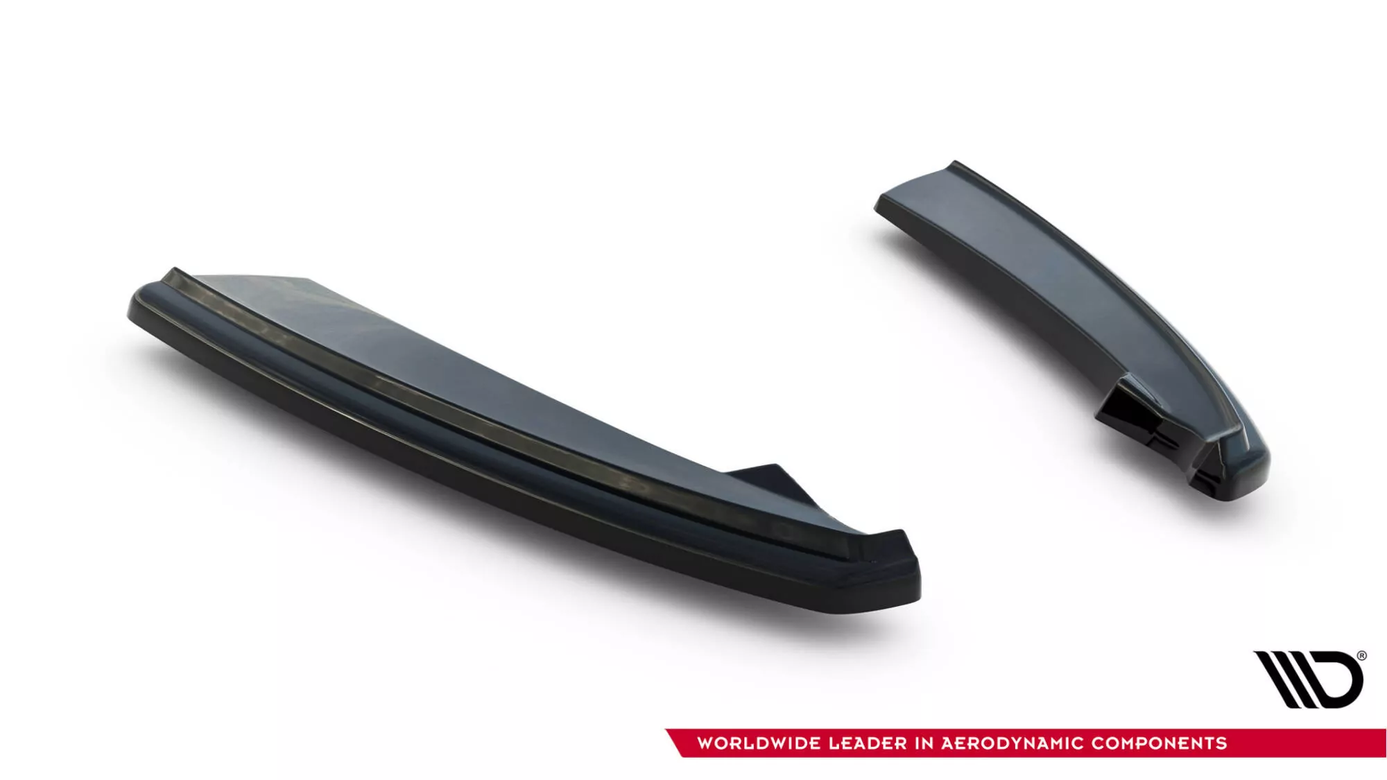 Heck Ansatz Flaps Diffusor Für Lexus LC 500 Schwarz Hochglanz