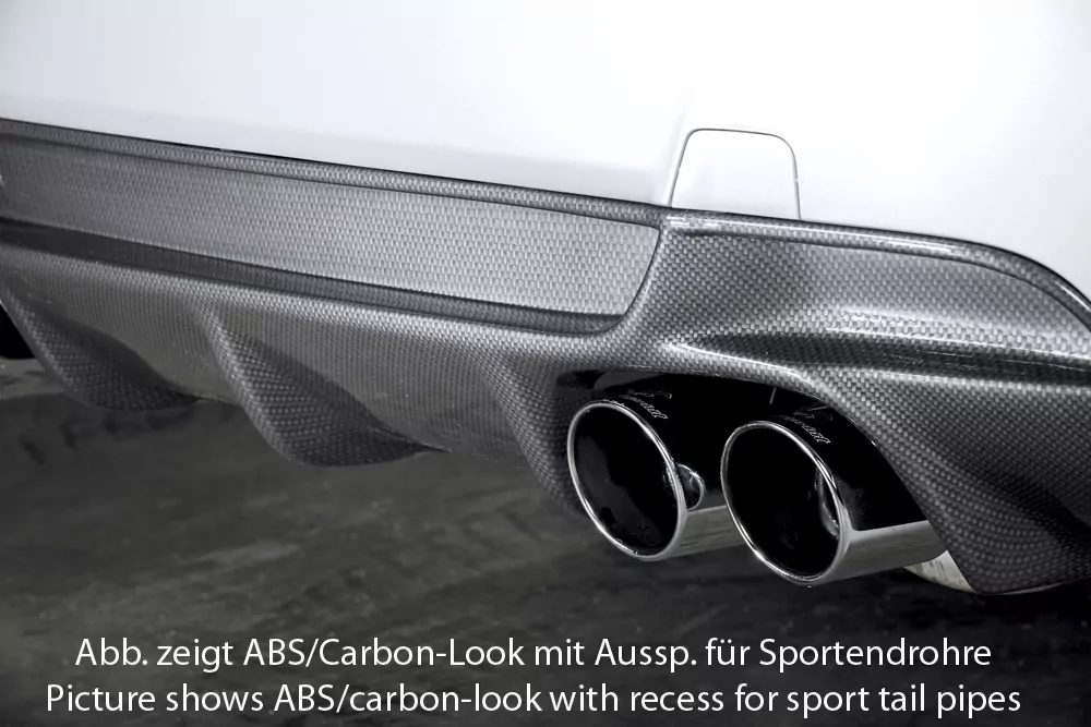 Rieger Heckeinsatz für BMW 3er E93 | Cabrio 03.10- (ab Facelift) LCI Nur für 335i / 335d