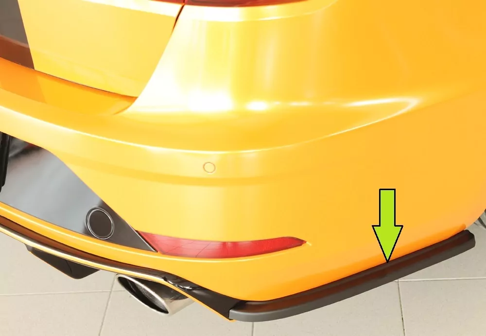 Rieger Heckschürzenansatz seitlich rechts für Seat Leon FR (5F) 5-tür. (ST/Kombi) 01.17- (ab Facelift)