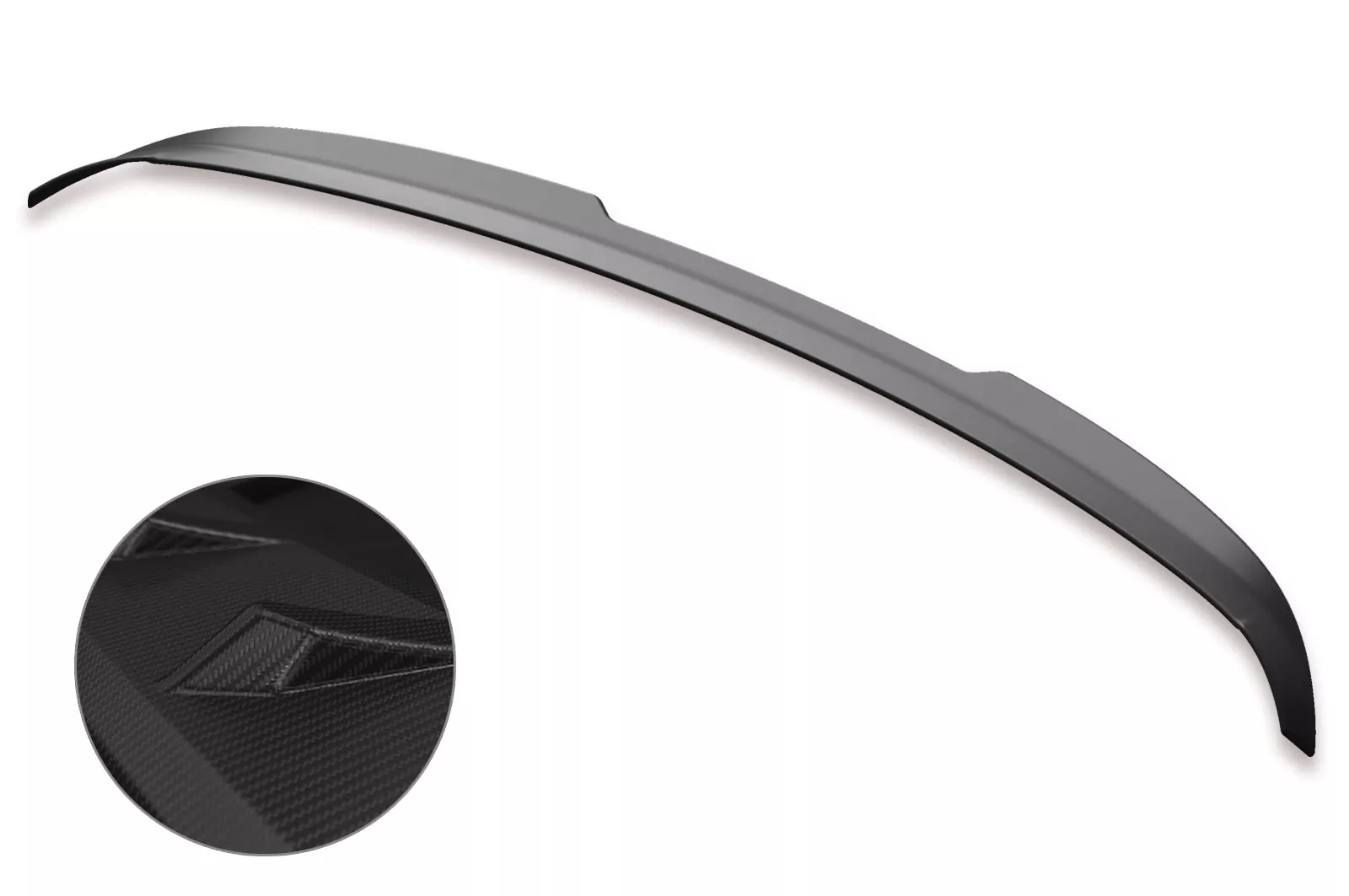 Heckflügel mit ABE für VW Golf 6 HF587-M Carbon Look (matt)