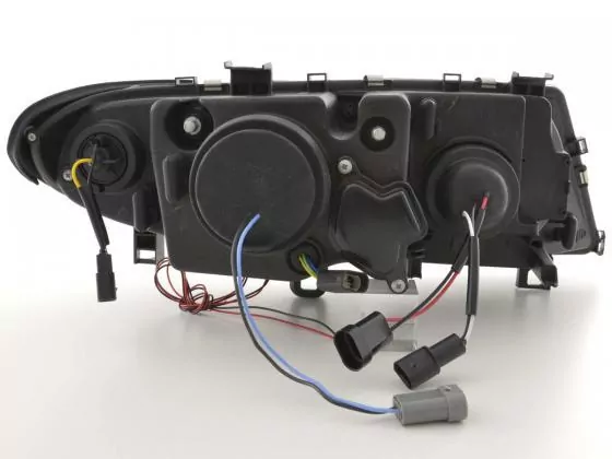 Scheinwerfer Set BMW 3er E46 Limo/Touring Bj. 02-05 schwarz