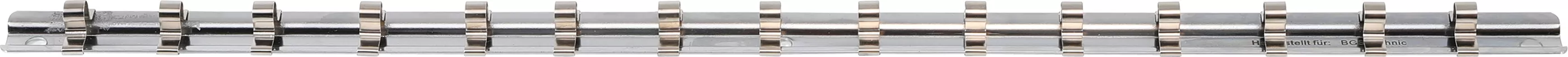 Aufsteckschiene mit 15 Clips | 6,3 mm (1/4")
