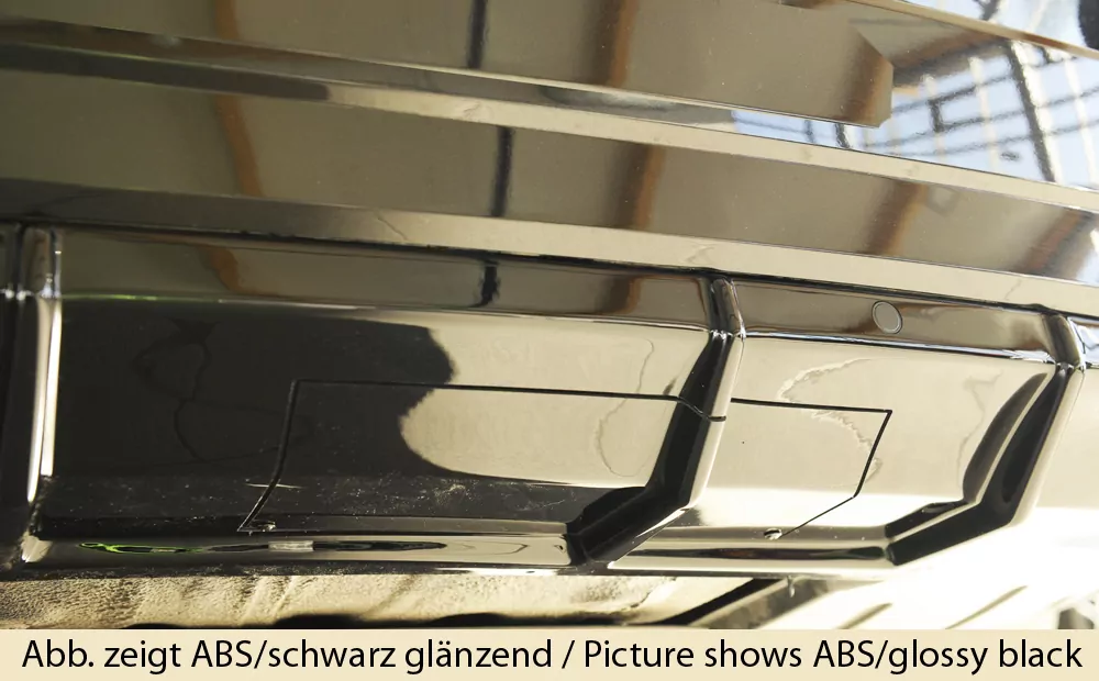 Rieger Heckeinsatz (für orig. elektr. AHK) matt schwarz für Skoda Superb III (3T/3V) Lim. 11.18-07.19 (bis Facelift 2)