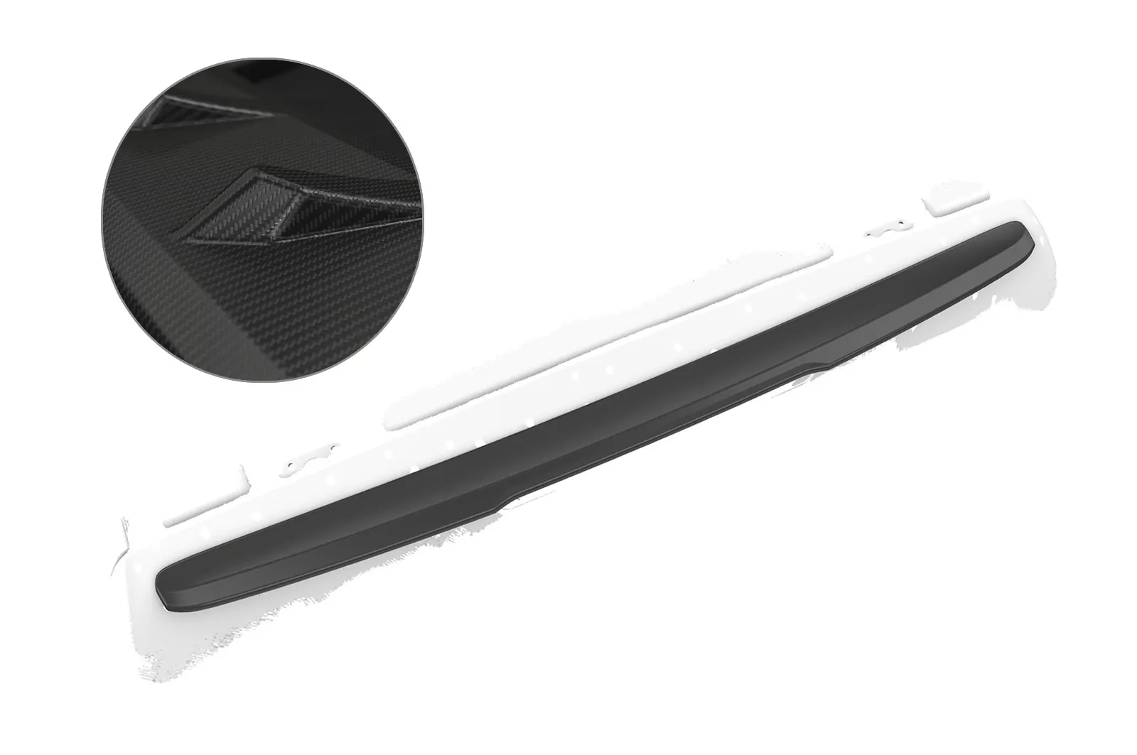 Heckflügel mit ABE für Mercedes Benz Vito 447 Tourer HF774-M Carbon Look (matt)