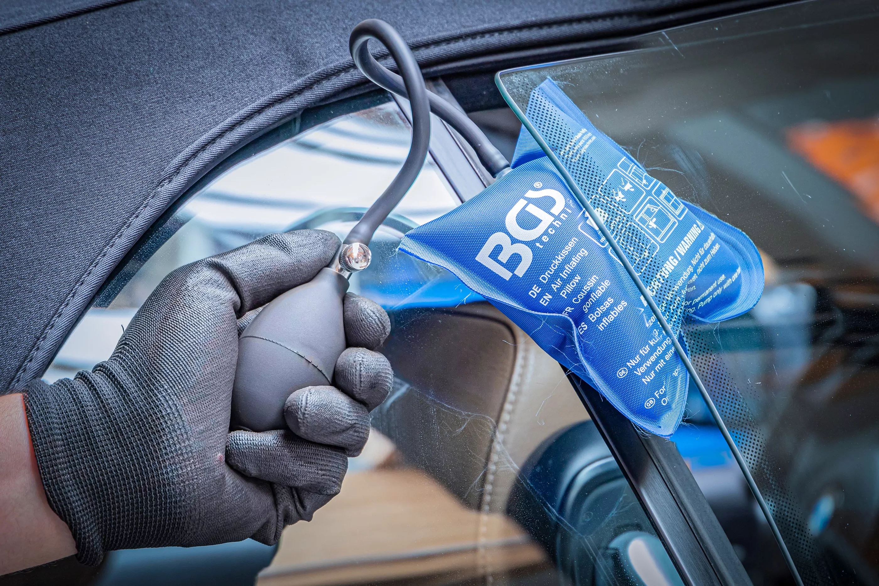 Druckkissen | mit Handpumpe | Quadrat | 165 x 150 mm