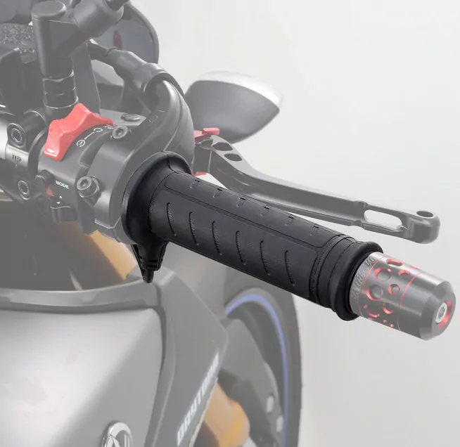 Heizgriffe "Daytona III" | Motorräder | 7/8"-22 mm L 125 mm | 4 fach verstellbar | offen