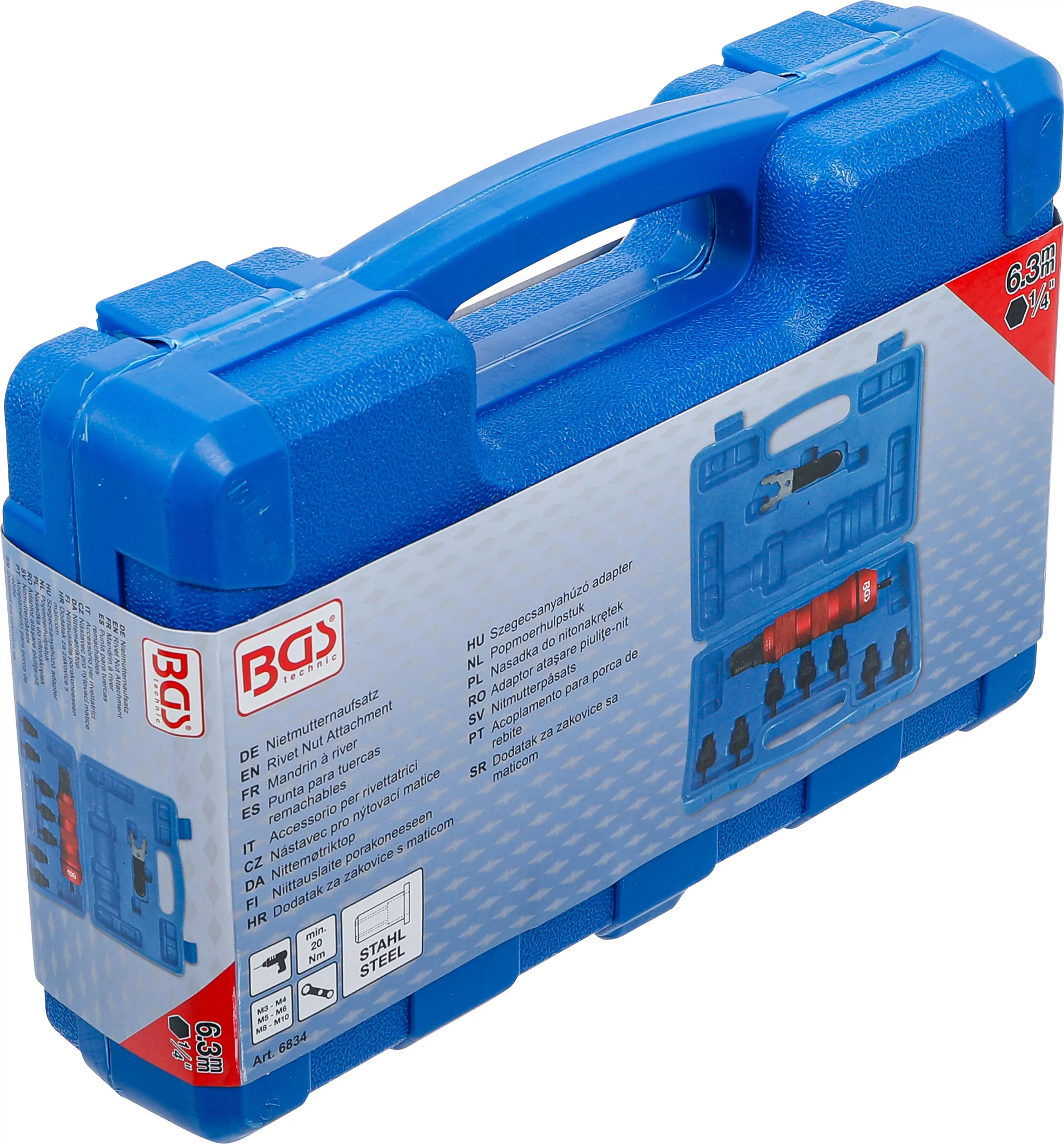 Nietmutternaufsatz | Metallausführung | M3 / M4 / M5 / M6 / M8 / M10