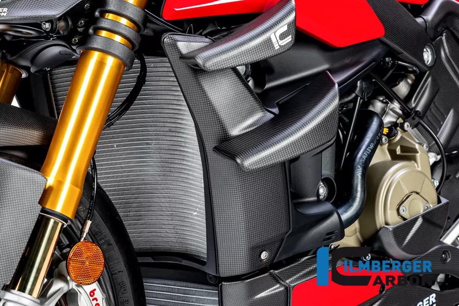 Ilmberger Carbon Winglet Satz links matt für Ducati Streetfighter V4 V2 2020-
