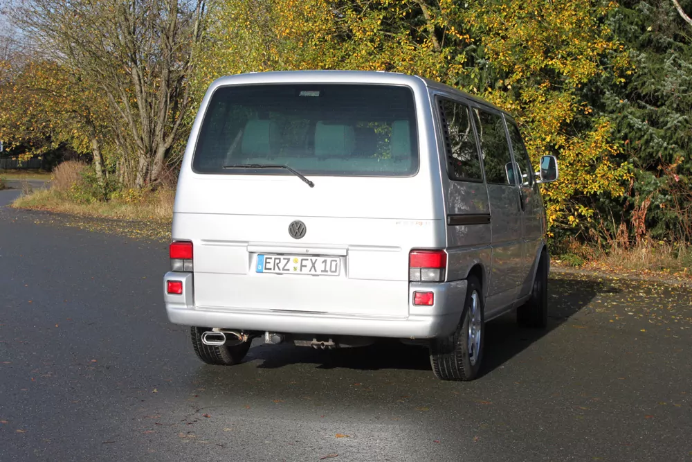 VW T4 - Frontantrieb - Bus/ Transporter/ Multivan/ Caravelle  Endschalldämpfer - 160x80 Typ 53