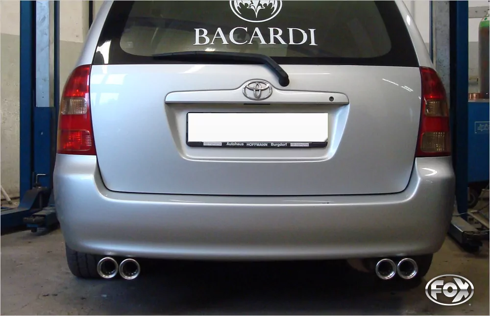 Toyota Corolla E12 Combi  Endschalldämpfer Ausgang rechts/links - 2x80 Typ 13 rechts/links