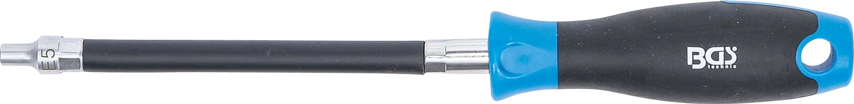 Flexibler Schraubendreher mit Rundgriff | E-Profil E 5 | Klingenlänge 150 mm