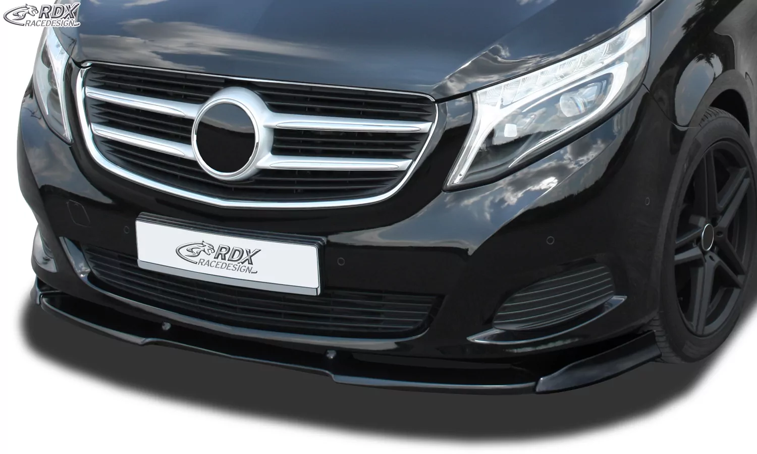 RDX Frontspoiler VARIO-X für MERCEDES V-Klasse W447 2014-2019 Frontlippe Front Ansatz Vorne Spoilerlippe