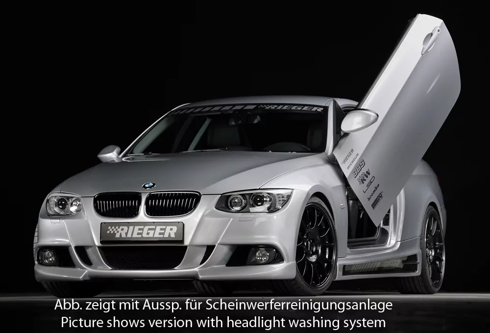 Rieger Spoilerstoßstange für BMW 3er E93 - Cabrio 03.10- (ab Facelift) LCI carbon optik