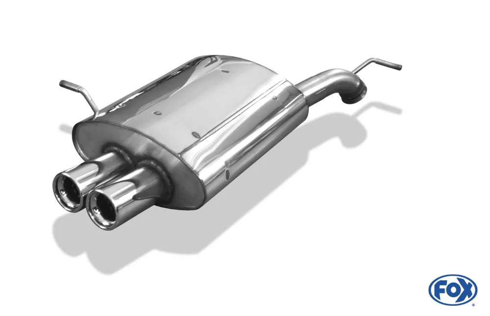 Peugeot 407 - 2,2l 16V  Endschalldämpfer - 2x80 Typ 13