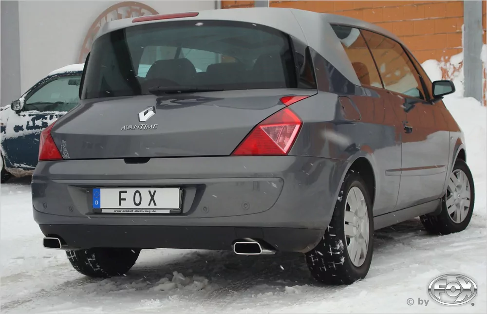 Renault Avantime  Endschalldämpfer quer Ausgang rechts/links - 145x65 Typ 59 rechts/links