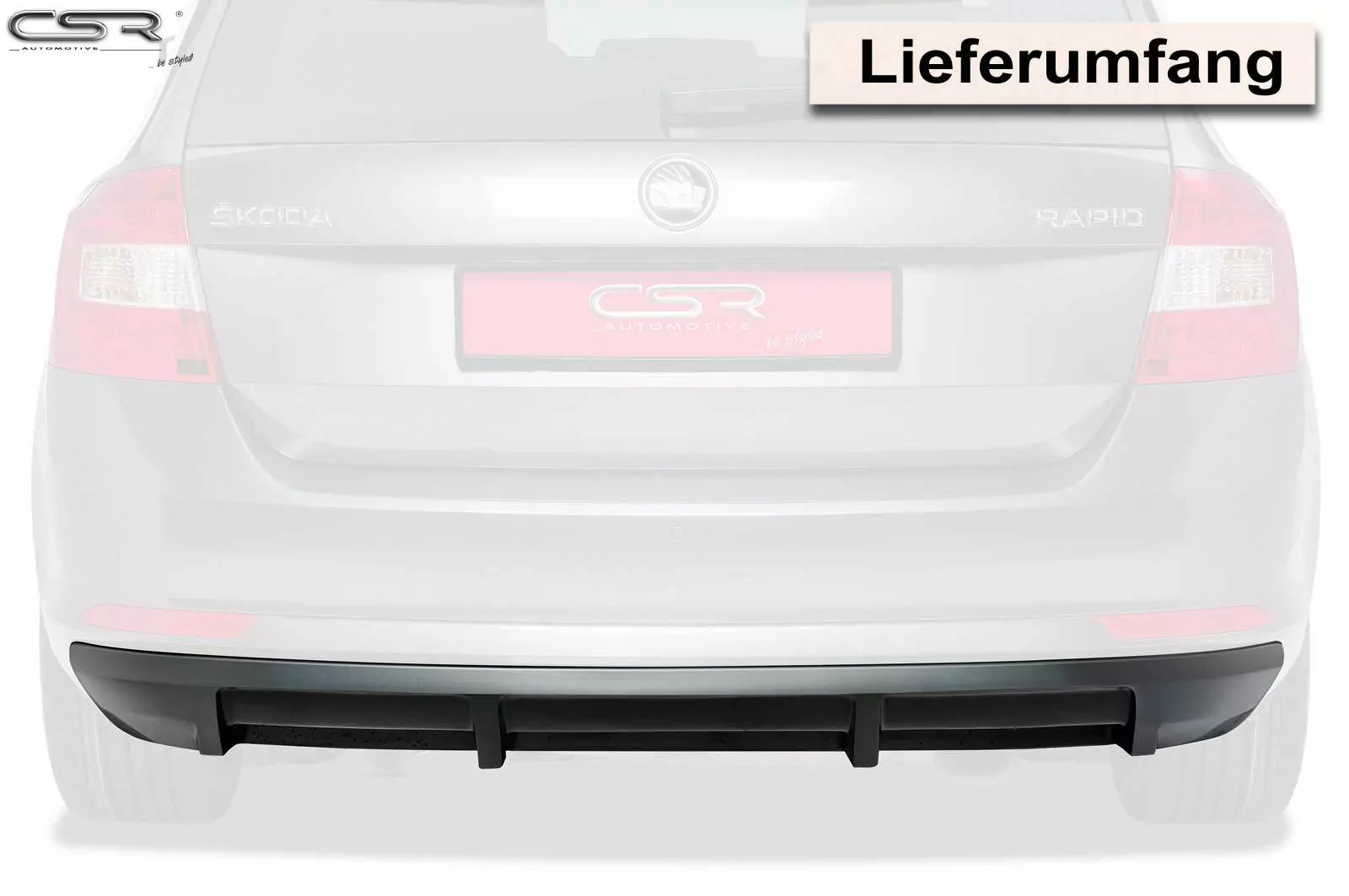 Heckansatz für Skoda Rapid Spaceback HA173