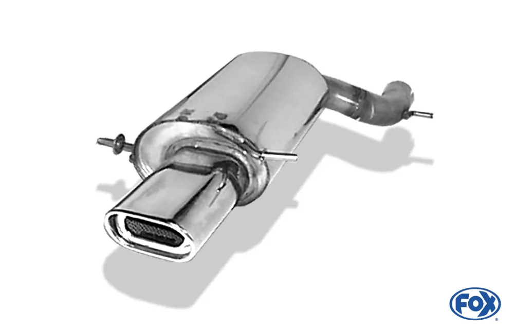 Audi A4/ S4 Typ B5 quattro  Endschalldämpfer Ø70mm - 135x80 Typ 53