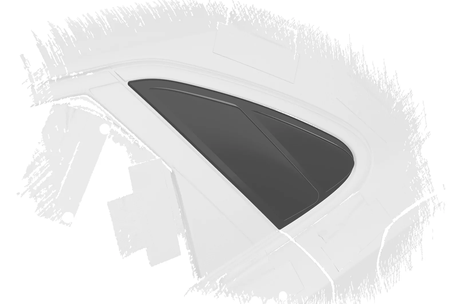 Seitenscheibenblenden für Hyundai I30 (PD) Schrägheck SSB024 Schwarz Strukturiert