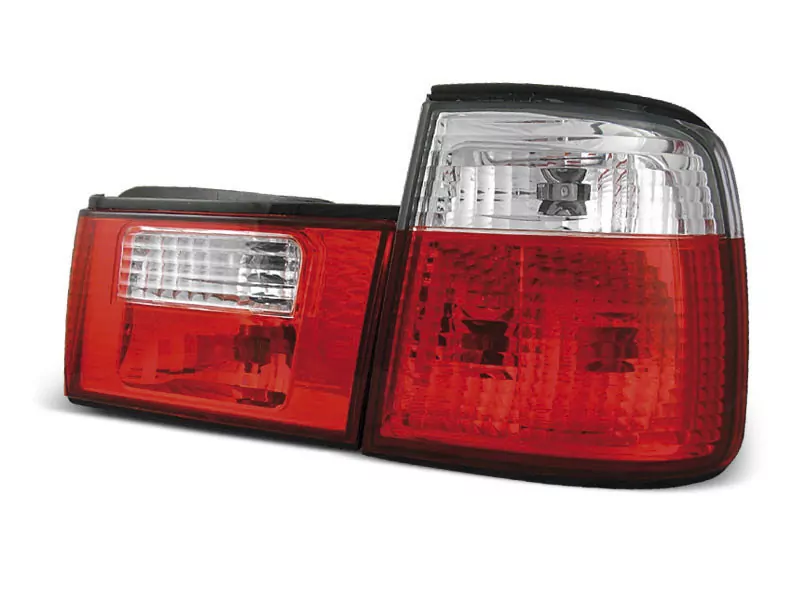 Tail Lights Red White Fits Bmw E34 02.88-12.95