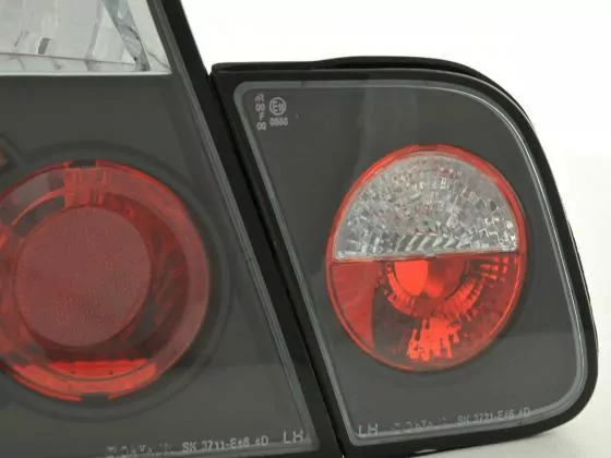 Rückleuchten Set BMW 3er Limo Typ E46 Bj. 98-01 schwarz