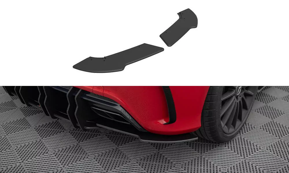 Street Pro Heck Ansatz Flaps Diffusor Für Mercedes-Benz A 45 AMG W176 Facelift