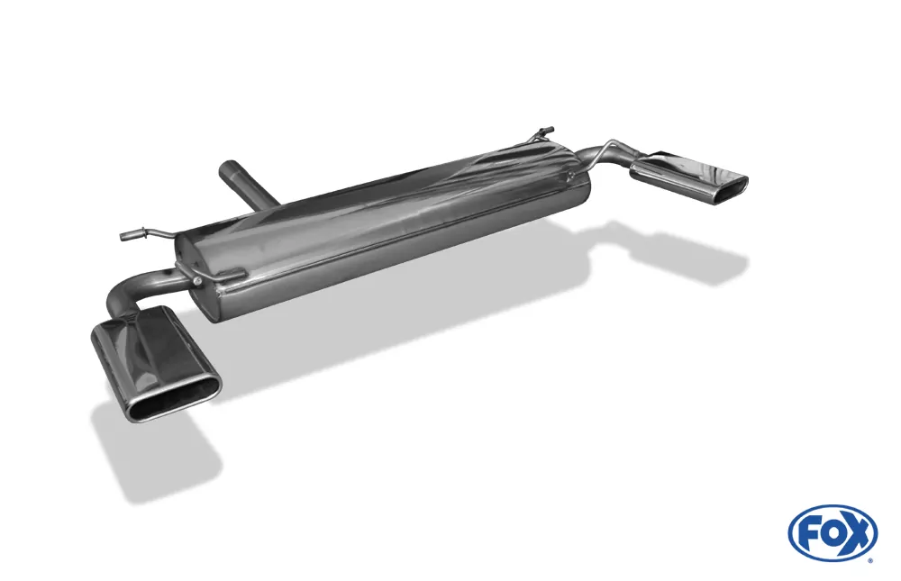 Subaru SVX  Endschalldämpfer quer Ausgang rechts/links - 130x50 Typ 52 rechts/links