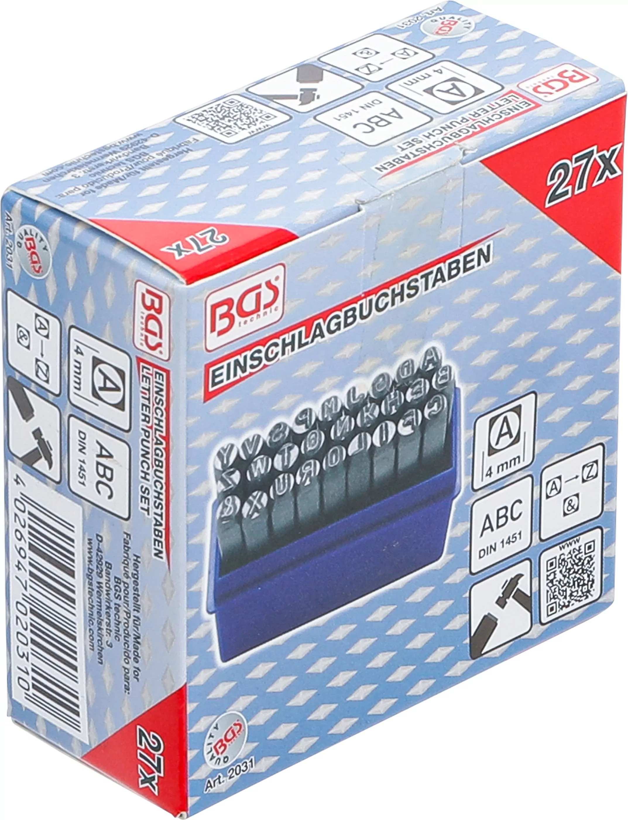 Einschlagbuchstaben | 4 mm