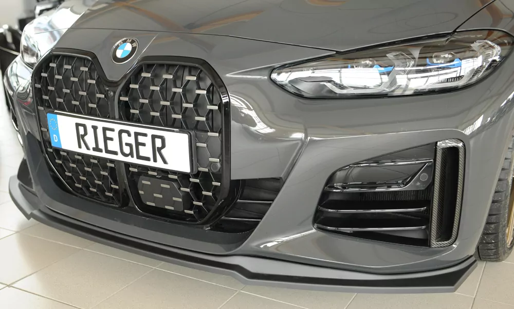 Rieger Spoilerschwert matt schwarz für BMW i4 M G26  (G4C) Gran Coupé (5-tür.)