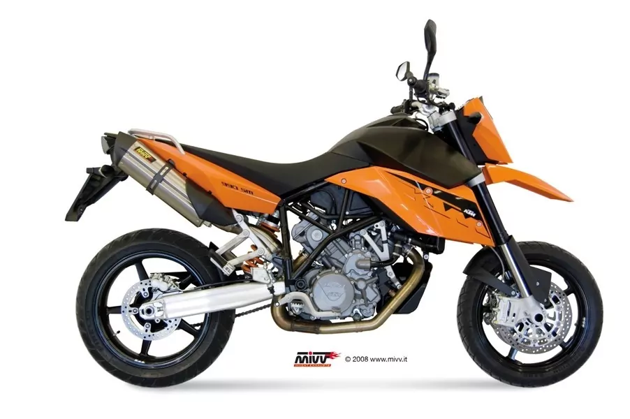 MIVV Suono Edelstahl KTM LC8 950 Supermoto R ´05/06 - 990 Supermoto R ´07/13